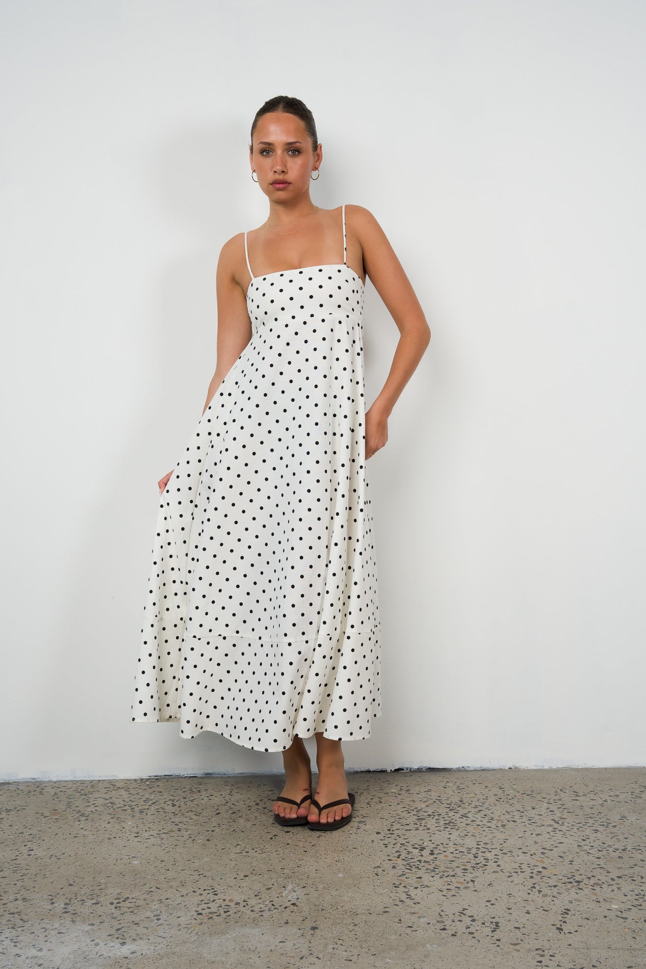 Porsha polka Dress