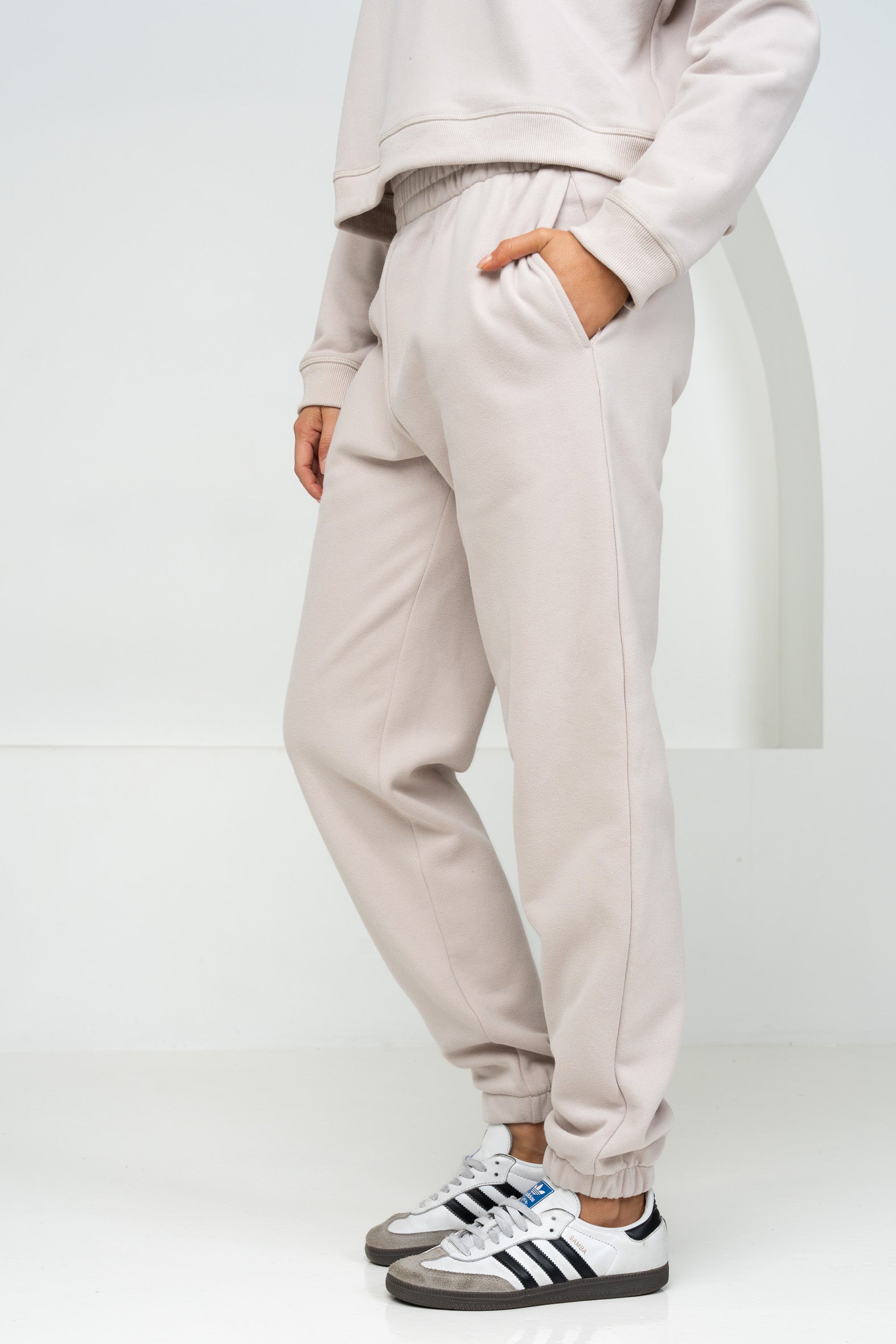 Fleecy French Terry Track Pant
