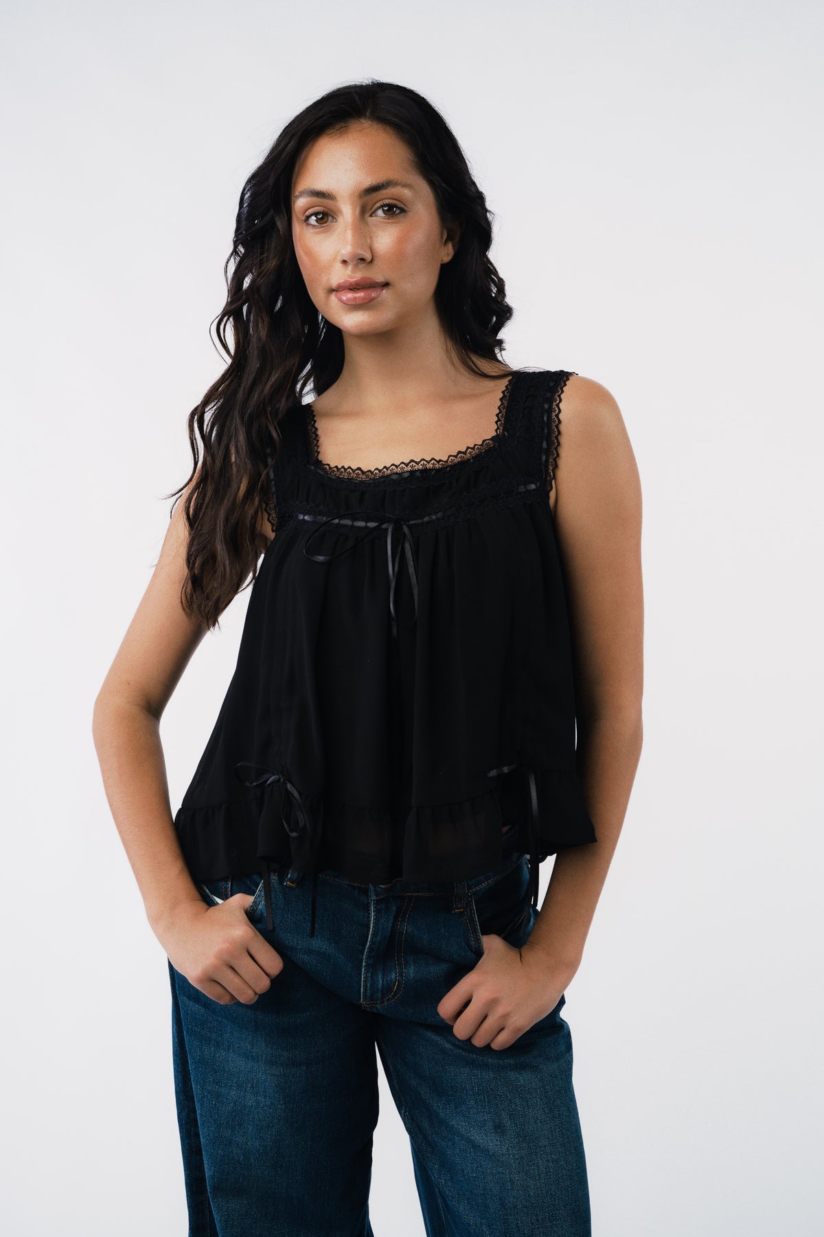 Monet Chiffon Top