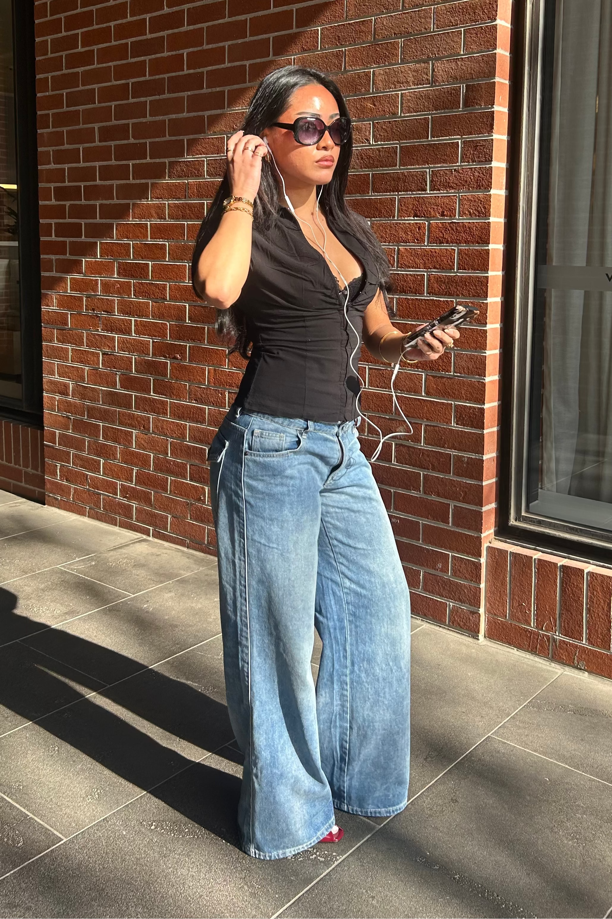 Gigi Low Wide Jeans