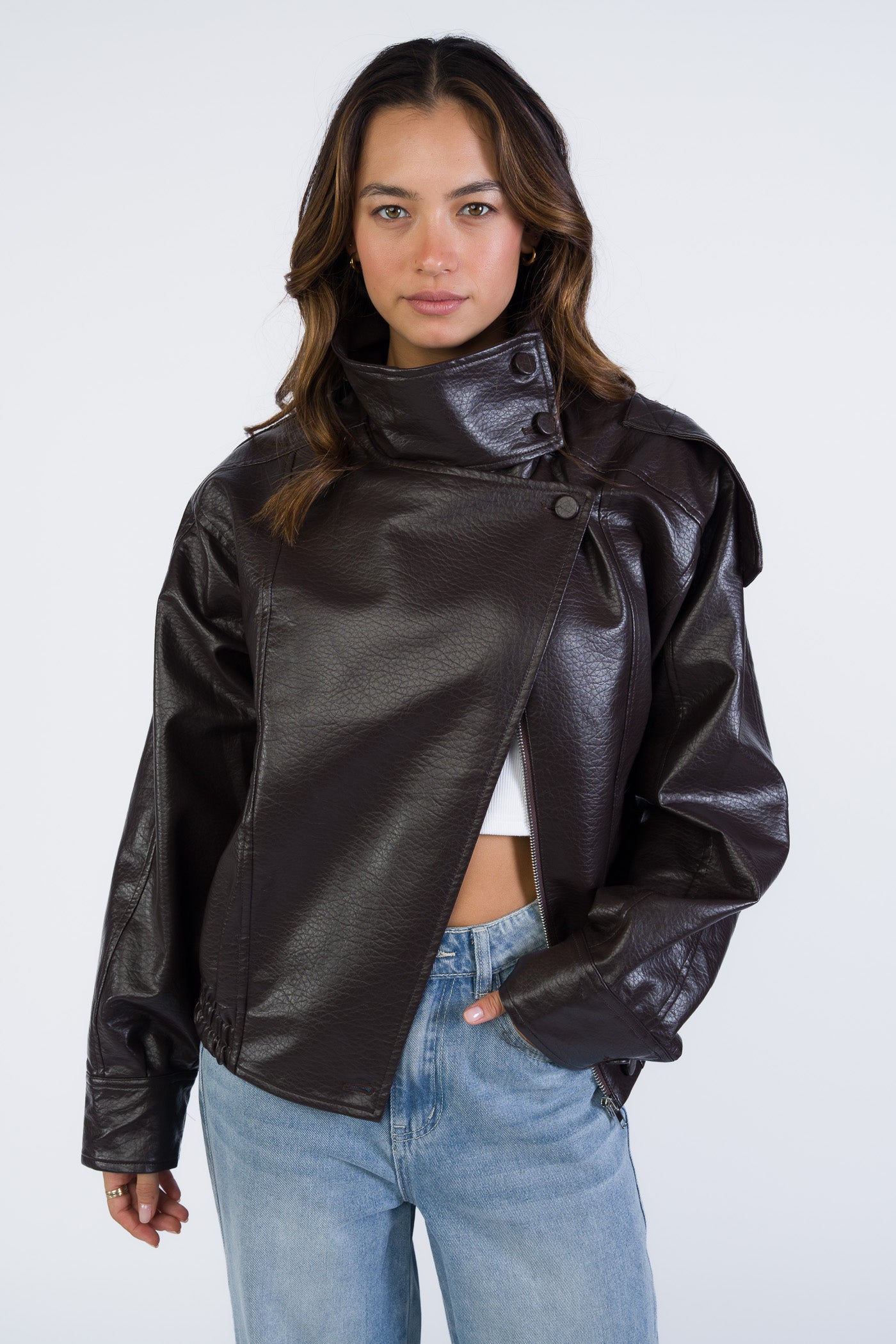 Dylan Funnel Neck Bomber