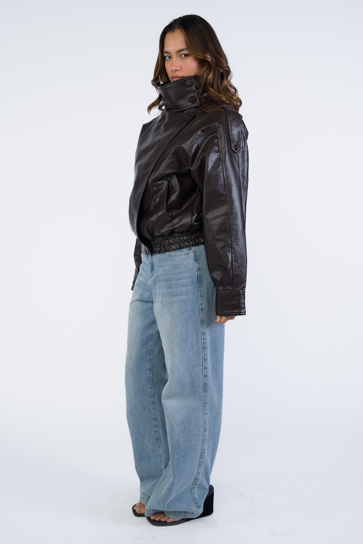Dylan Funnel Neck Bomber