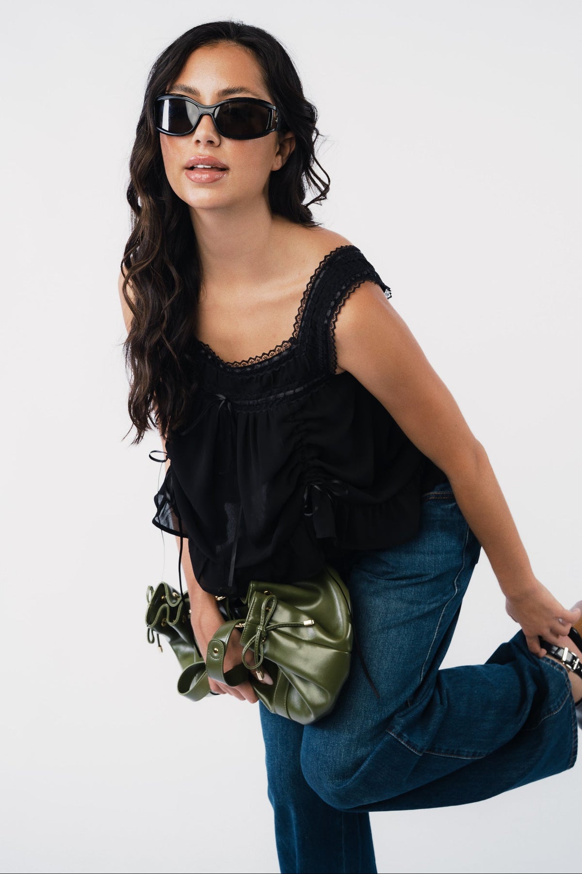 Monet  Chiffon Top