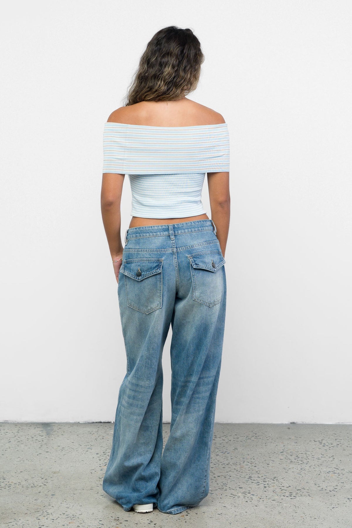 Horizon Off Shoulder Knit Top